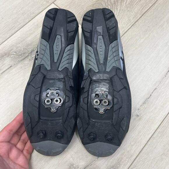 SCOTT BOA Cable length 50 cm black cycle spin shoes with spd clips Men size 7.5 - Picture 6 of 8